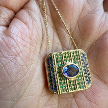 Load image into Gallery viewer, Tanzanite Pave Necklace
