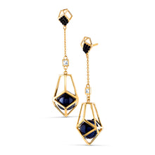 Load image into Gallery viewer, Architectural Drop Earrings
