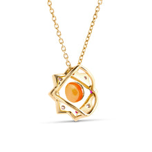Load image into Gallery viewer, Carnelian Star Necklace
